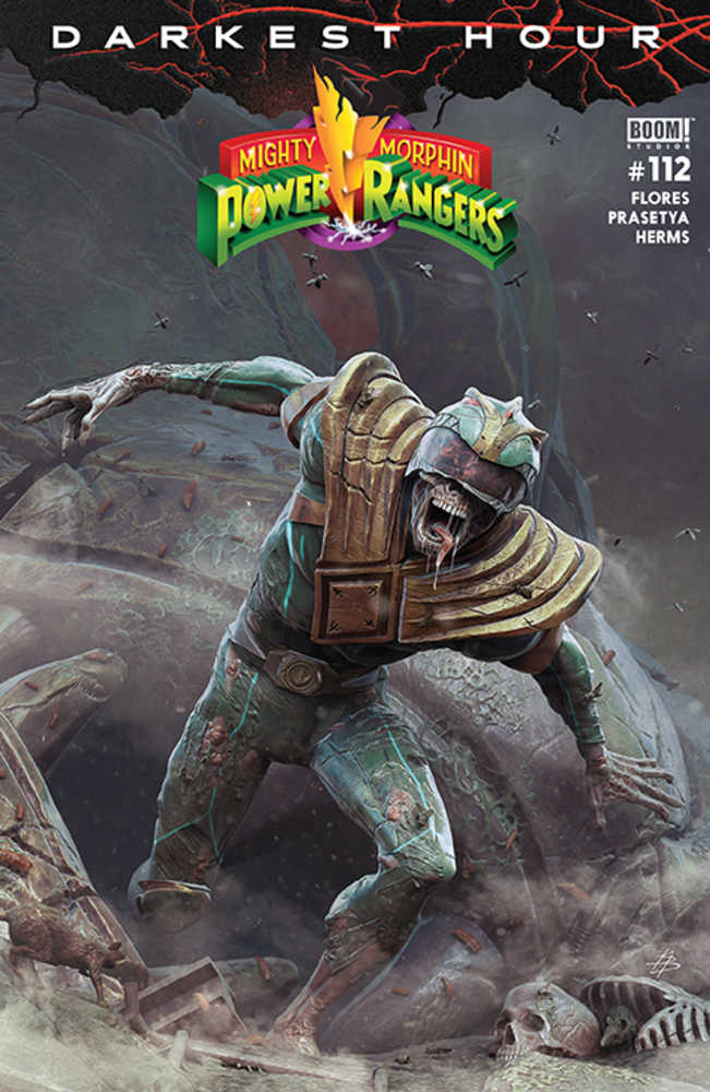 Stock Photo of Mighty Morphin Power Rangers #112 CVR B Dark Grid Variant Barend Comics sold by Stronghold Collectibles
