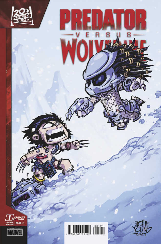 Photo of Predator vs Wolverine #1 Skottie Young Variant Comics sold by Stronghold Collectibles