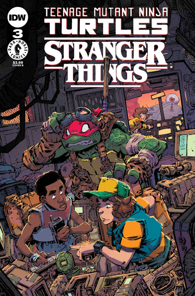 Photo of Teenage Mutant Ninja Turtles X Stranger Things #3 CVR B Corona Comics sold by Stronghold Collectibles