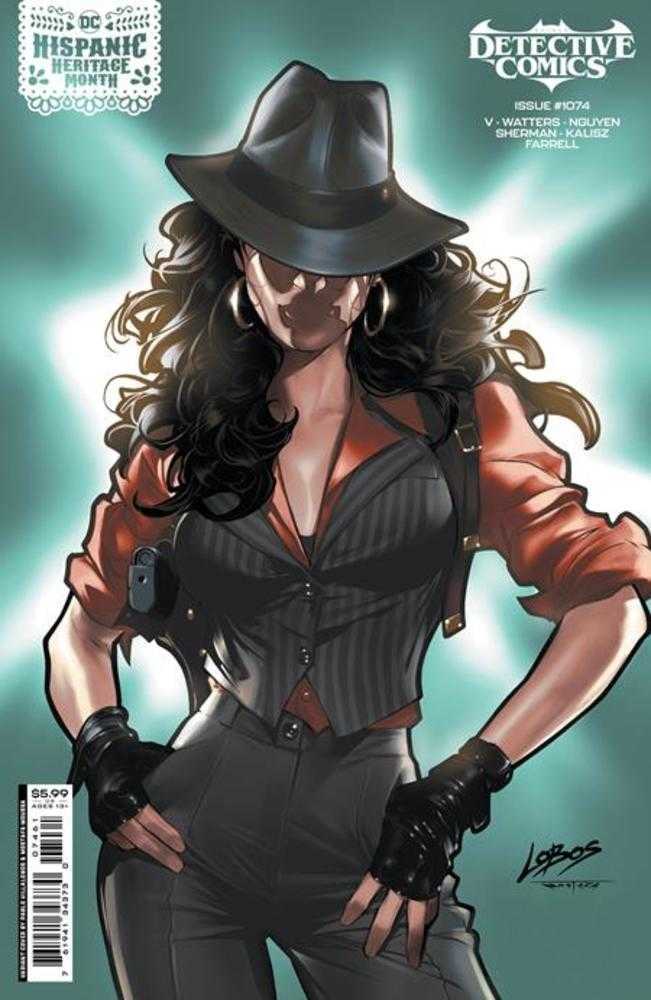 Stock Photo of Detective Comics #1074 CVR D Pablo Villalobos Hispanic Heritage Month Card Stock Variant Comics sold by Stronghold Collectibles