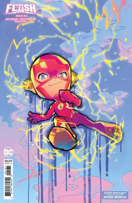 Stock Photo of Flash #1 CVR D Rose Besch Creator Card Stock Variant Comics sold by Stronghold Collectibles