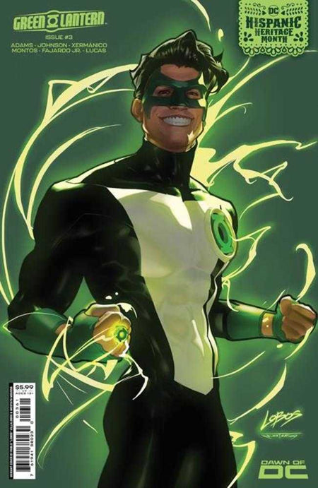 Stock photo of Green Lantern #3 CVR D Pablo Villalobos Hispanic Heritage Month Card Stock Variant Comics sold by Stronghold Collectibles