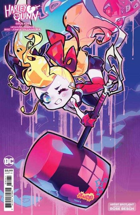 Stock Photo of Harley Quinn #32 CVR C Rose Besch Creator Card Stock Variant Comics sold by Stronghold Collectibles