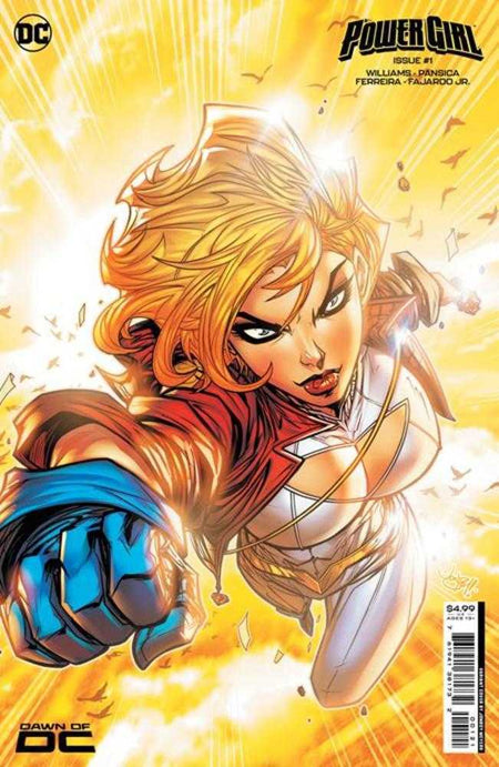 Stock Photo of Power Girl #1 CVR B Jonboy Meyers Card Stock Variant Comics sold by Stronghold Collectibles