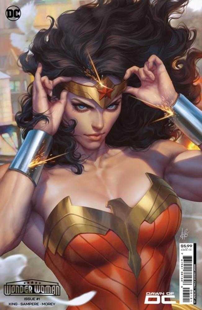Photo of Wonder Woman #1 CVR B Stanley Artgerm Lau Card Stock Variant Comics sold by Stronghold Collectibles