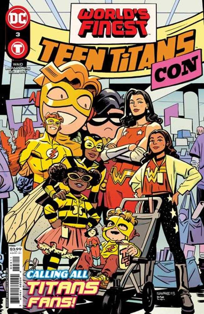 Stock photo of Worlds Finest Teen Titans #3 (Of 6) CVR A Chris Samnee & Mat Lopes Comics sold by Stronghold Collectibles