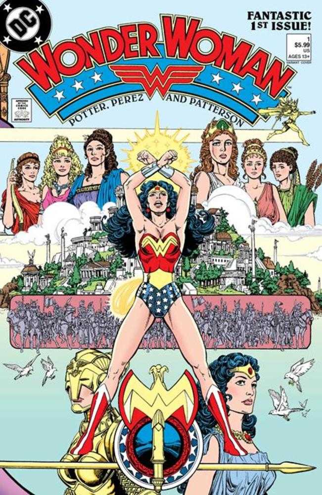 Stock photo of Wonder Woman (1987) #1 Facsimile Edition (2023 Edition) CVR C George Perez Foil Variant comic sold by Stronghold Collectibles