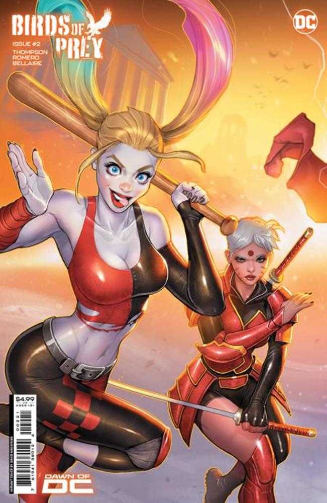 Stock Photo of Birds Of Prey #2 CVR B David Nakayama Harley Quinn Connecting Variant Comics sold by Stronghold Collectibles