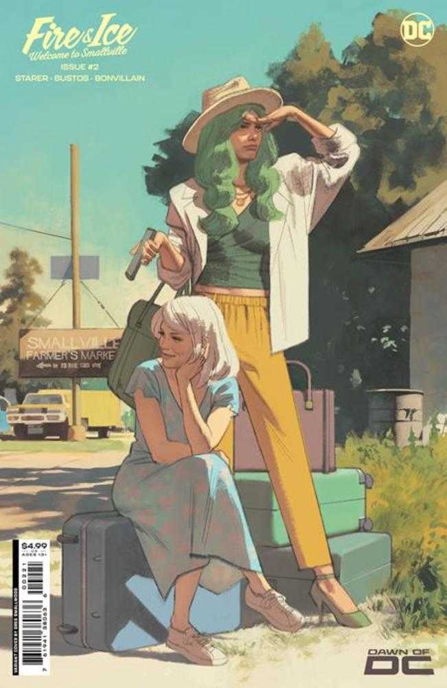 Stock Photo of Fire & Ice Welcome To Smallville #2 (Of 6) CVR B Greg Smallwood Card Stock Variant Comics sold by Stronghold Collectibles