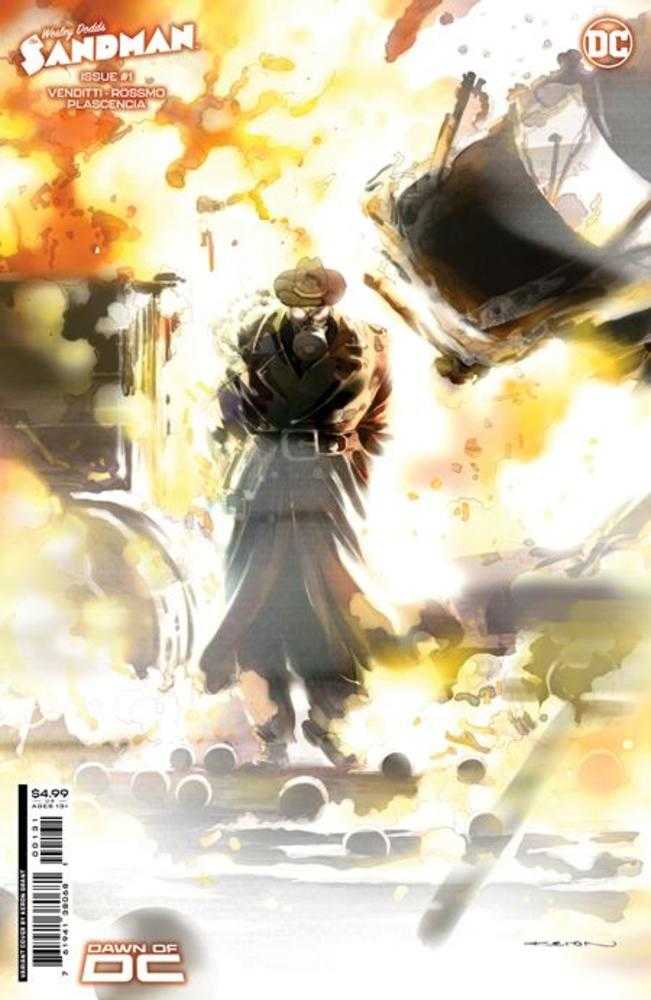 Stock photo of Wesley Dodds The Sandman #1 (Of 6) CVR C Keron Grant Card Stock Variant Comics sold by Stronghold Collectibles