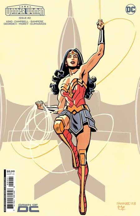 Stock Photo of Wonder Woman #2 CVR B Chris Samnee Card Stock Variant Comics sold by Stronghold Collectibles