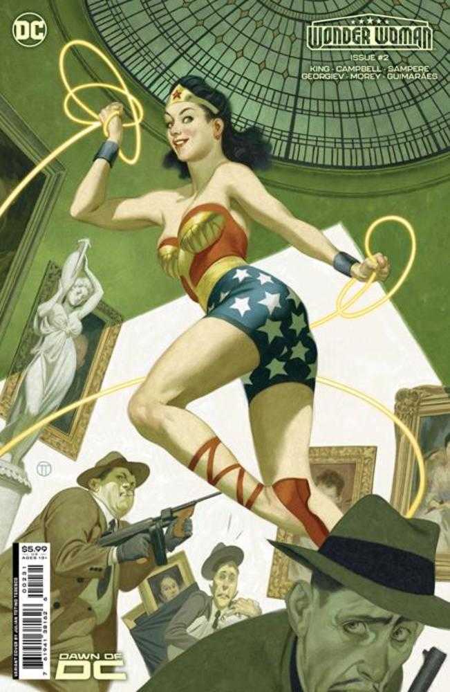 Stock Photo of Wonder Woman #2 CVR C Julian Totino Tedesco Card Stock Variant Comics sold by Stronghold Collectibles