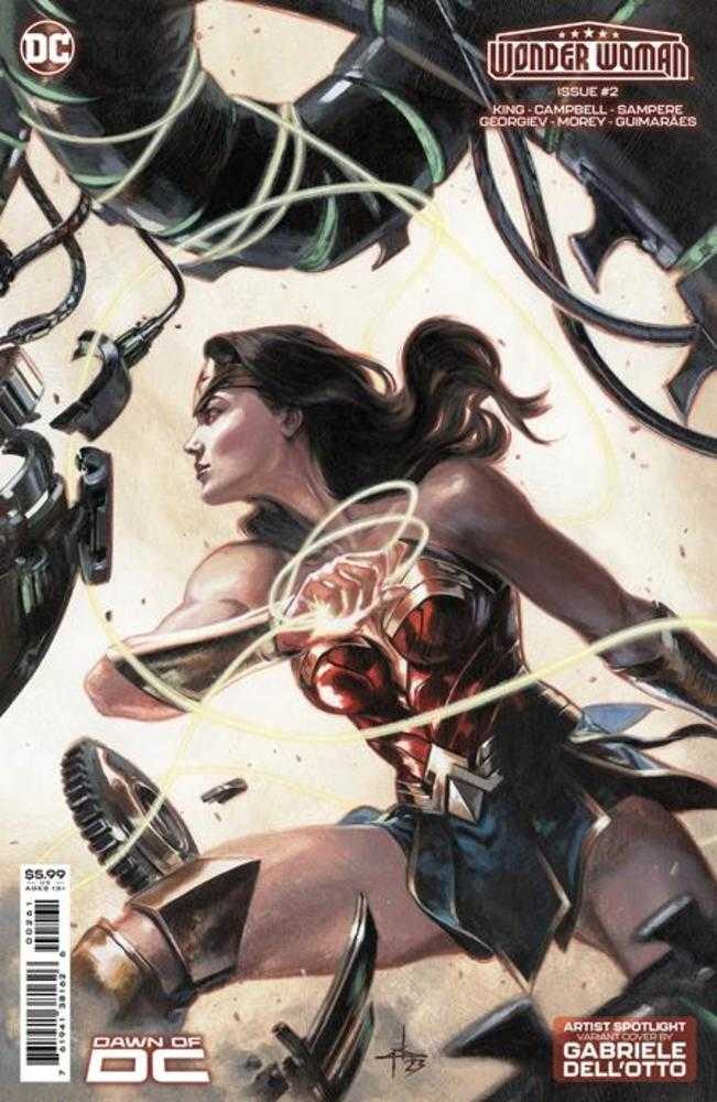 Stock Photo of Wonder Woman #2 CVR D Gabriele Dell Otto Artist Spotlight Card Stock Variant Comics sold by Stronghold Collectibles