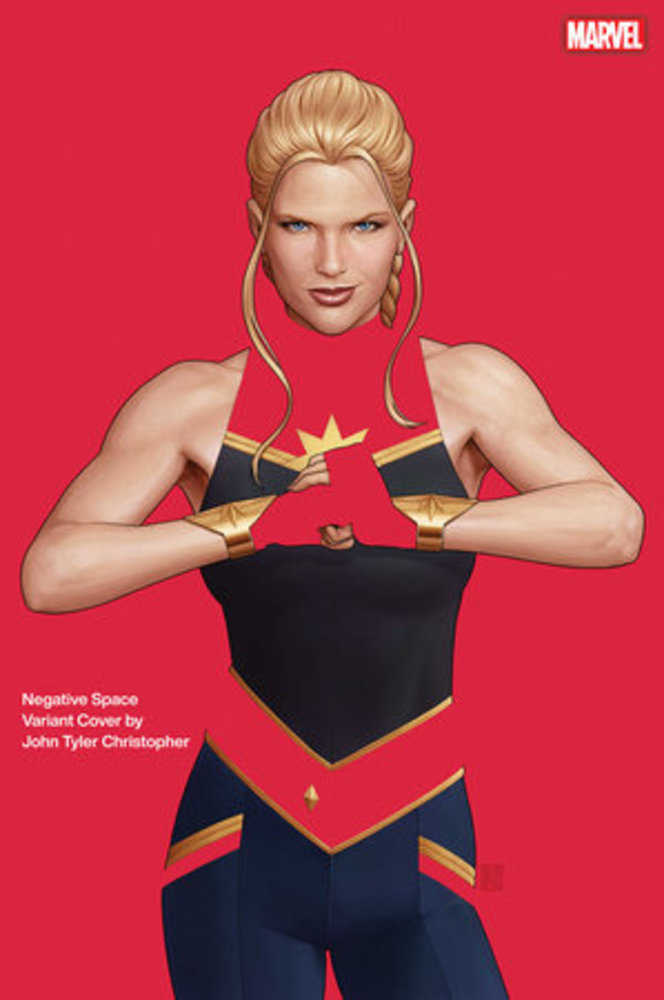 Stock Photo of Captain Marvel #1 John Tyler Christopher Negative Space Variant Comics sold by Stronghold Collectibles