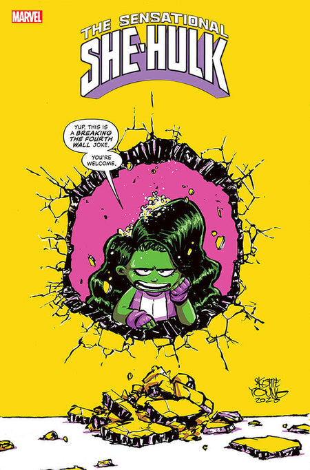 Stock photo of Sensational She-Hulk 1 Skottie Young Variant Comicssold by Stronghold Collectibles