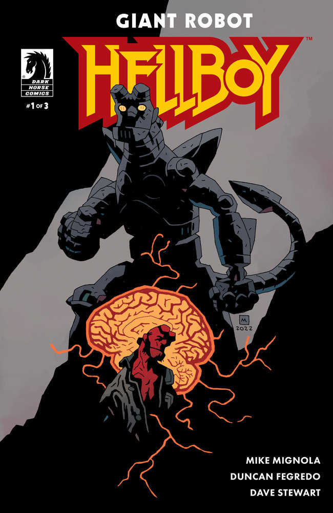 Stock Photo of Giant Robot Hellboy #1 CVR B Mike Mignola Comics sold by Stronghold Collectibles