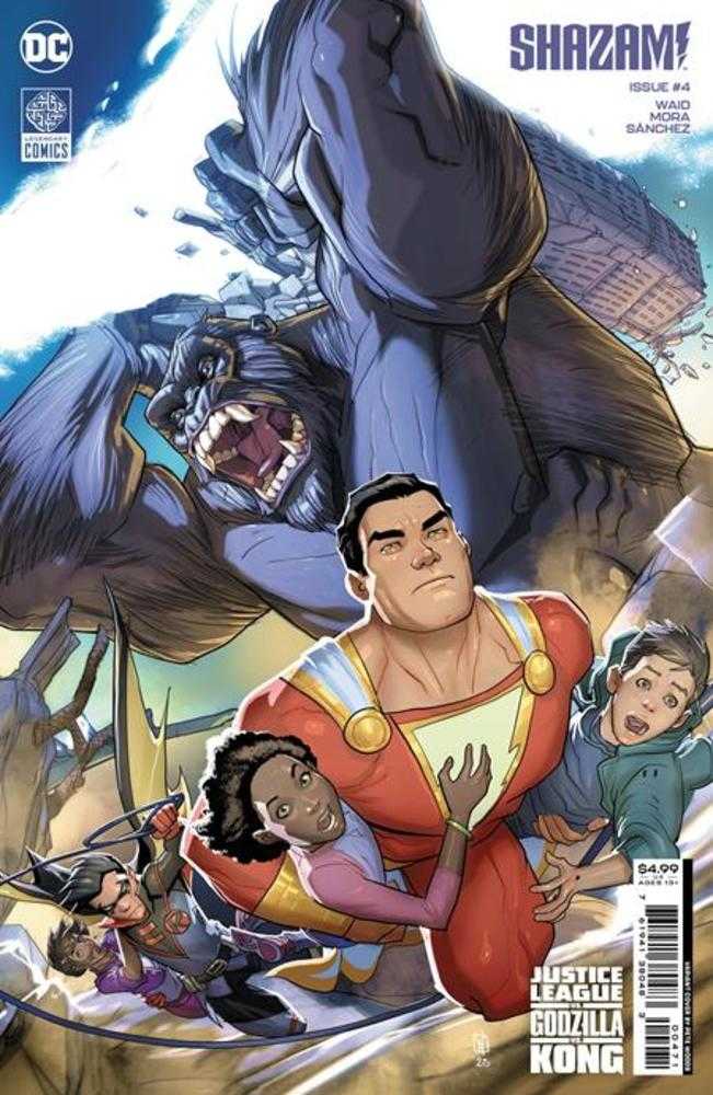 Stock Photo of Shazam #4 CVR G Pete Woods Connecting Justice League vs Godzilla vs Kong Card Stock Variant Comics sold by Stronghold Collectibles
