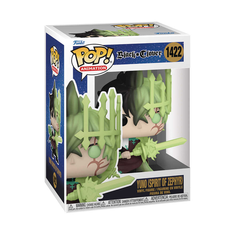 Stock photo of Pop Animation Black Clover Yuno Zephyr Vinyl Figure Toys and Models sold by Stronghold Collectibles