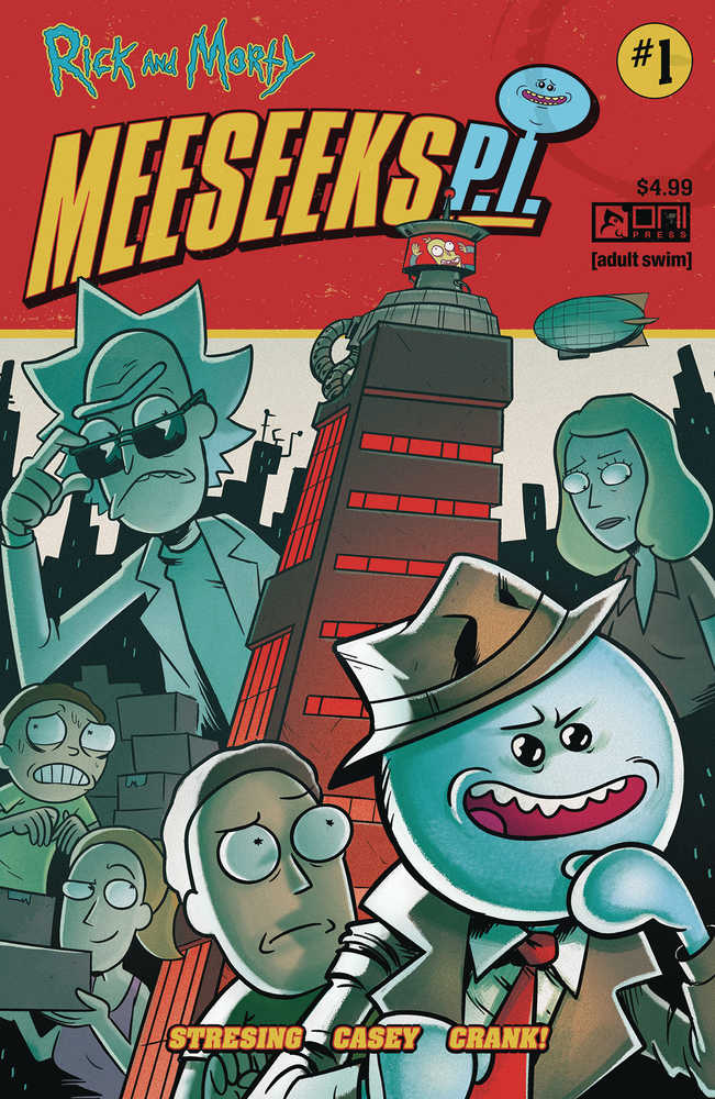 Stock Photo of Rick And Morty Meeseeks Pi #1 CVR A Stresing  Comics sold by Stronghold Collectibles