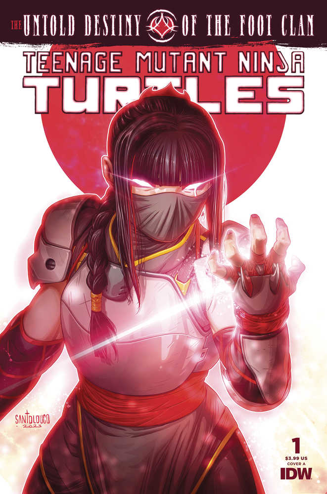 Stock Photo of Teenage Mutant Ninja Turtles Untold Destiny Of Foot Clan #1 CVR A Santolouco IDW Publishing Comics sold by Stronghold Collectibles of Acadiana, Lafayette, Louisiana.