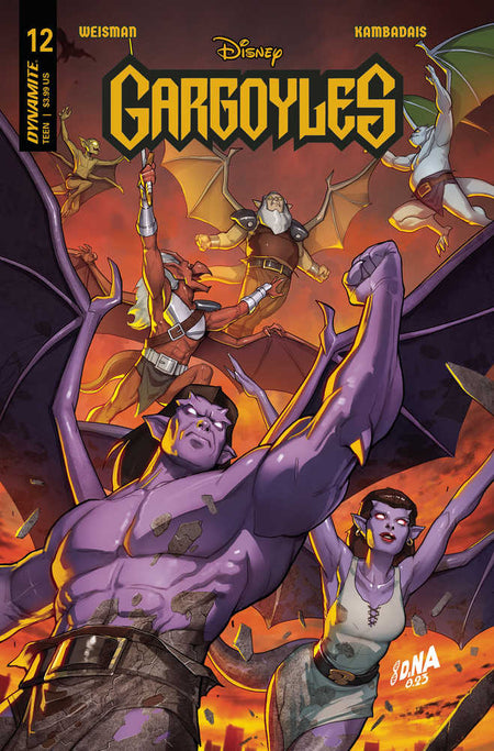 Stock Photo of Gargoyles #12 CVR A Nakayama Dynamite Entertainment Comics sold by Stronghold Collectibles of Acadiana, Lafayette, Louisiana.