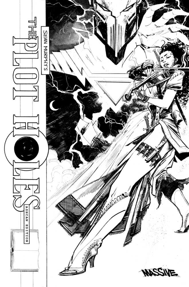 Stock Photo of Plot Holes #4 (Of 5) CVR D 1:10 Black & White Murphy  Comics sold by Stronghold Collectibles