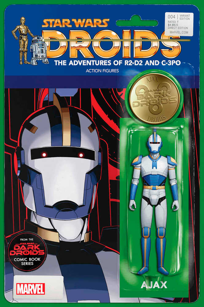 Stock Photo of Star Wars Dark Droids D-Squad #4 JTC Action Figure Variant Comics sold by Stronghold Collectibles