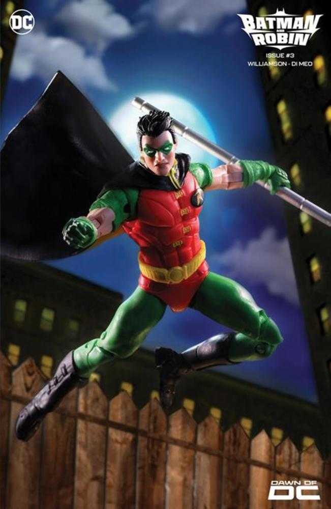 Stock photo of Batman And Robin #3 CVR D Robin McFarlane Toys Action Figure Card Stock Variant Comics sold by Stronghold Collectibles