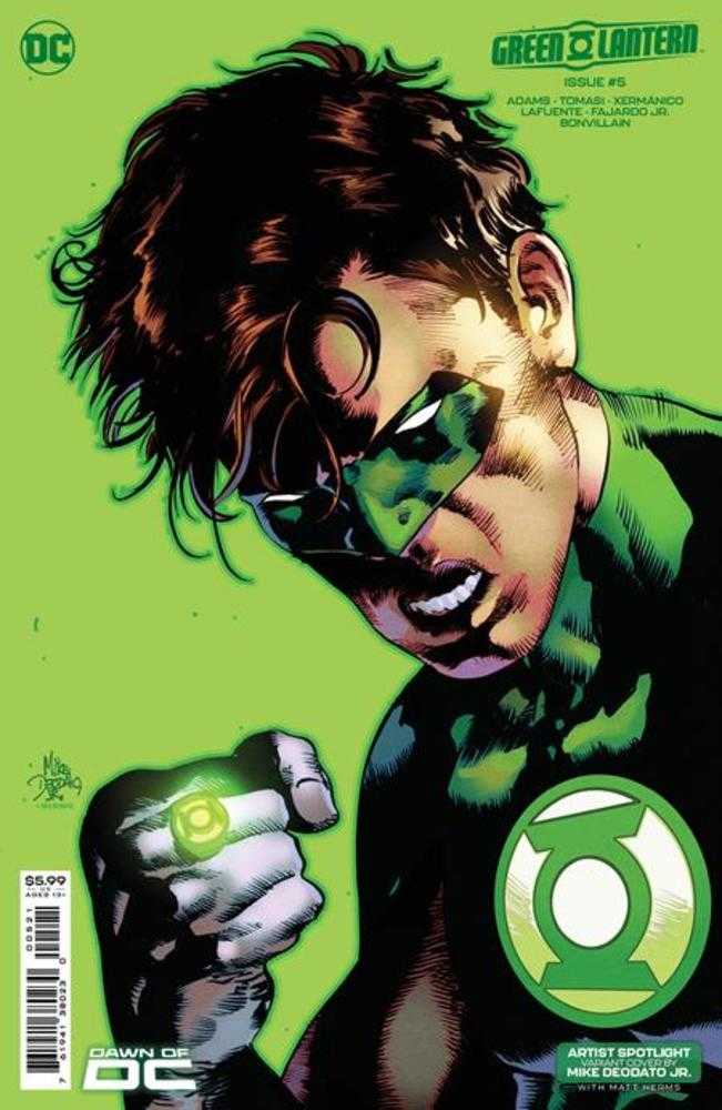 Stock photo of Green Lantern #5 CVR C Mike Deodato Jr Artist Spotlight Card Stock Variant Comics sold by Stronghold Collectibles