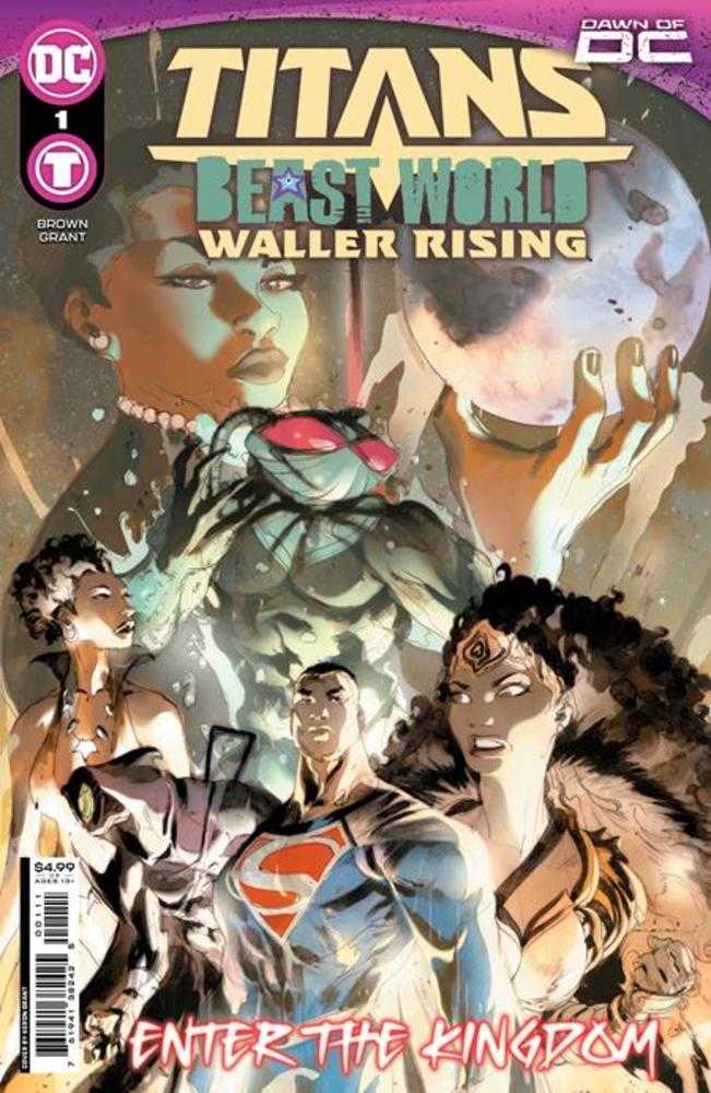 Stock Photo of Titans Beast World Waller Rising #1 (One Shot) CVR A Keron Grant Comics sold by Stronghold Collectibles