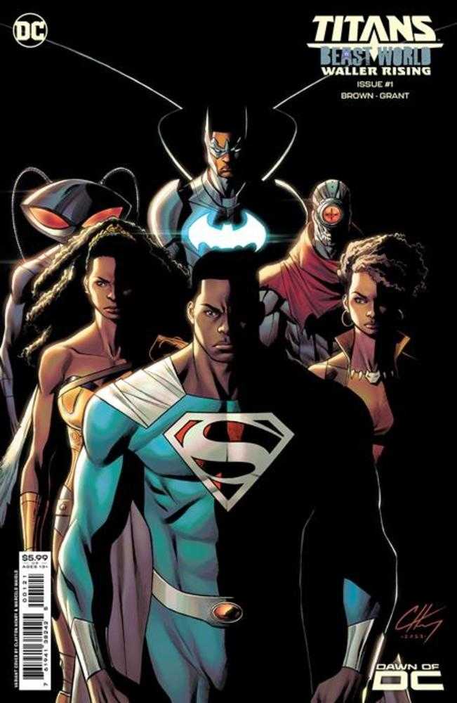 Stock Photo of Titans Beast World Waller Rising #1 (One Shot) CVR B Clayton Henry Card Stock Variant Comics sold by Stronghold Collectibles