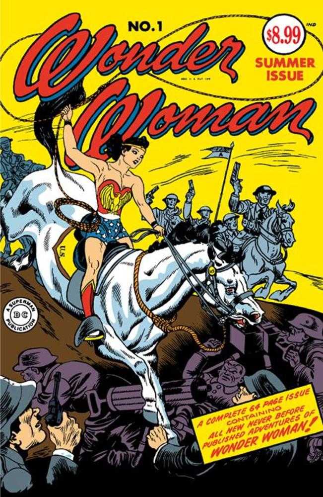 Stock Photo of Wonder Woman #1 (1942) Facsimile Edition CVR B Harry G Peter Foil Variant Comics sold by Stronghold Collectibles