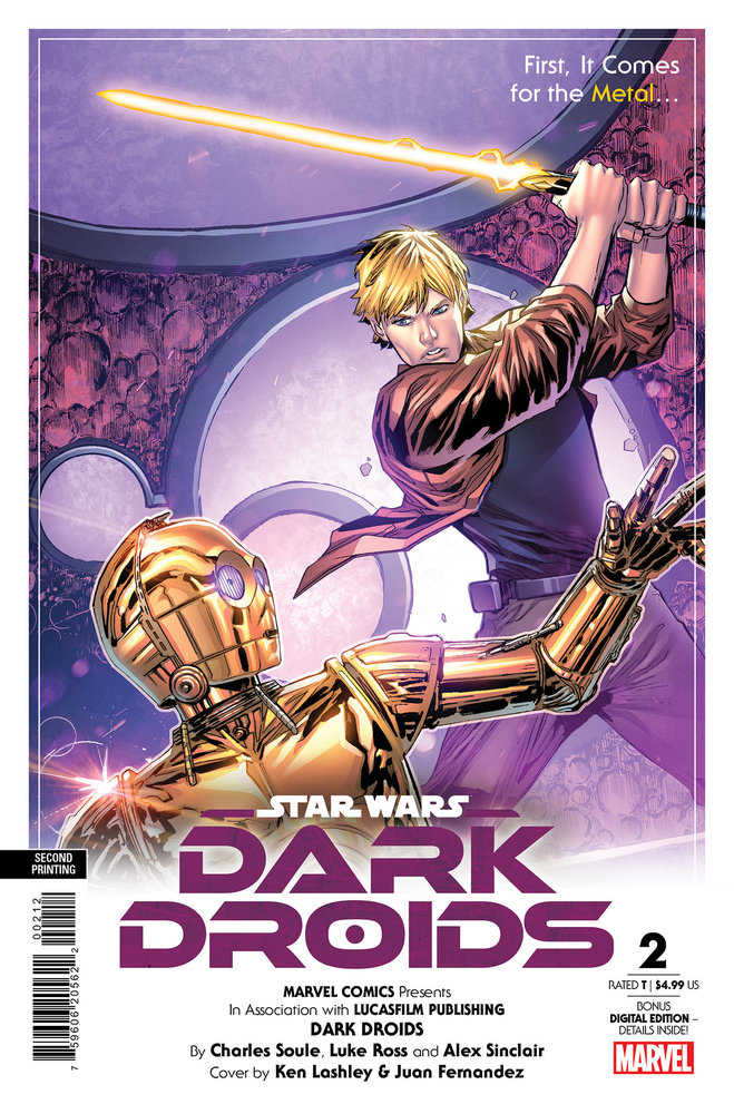 Stock Photo of Star Wars Dark Droids #2 2nd Print Ken Lashley Variant Comics sold by Stronghold Collectibles