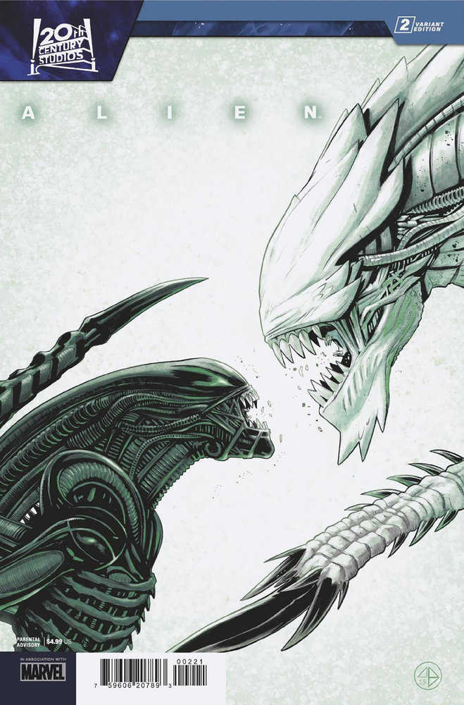 Stock Photo of Alien 2 Andrea Broccardo Variant Comics sold by Stronghold Collectibles