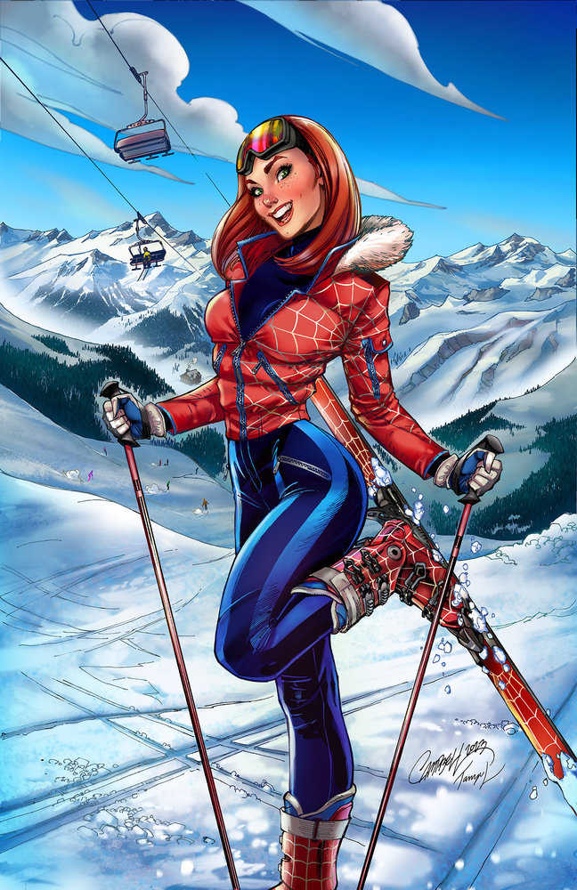 Amazing Spider-Man 40 J.S. Campbell Ski Chalet Full Art Variant [Gw] [1:100] PRESALE In Stores 12/20