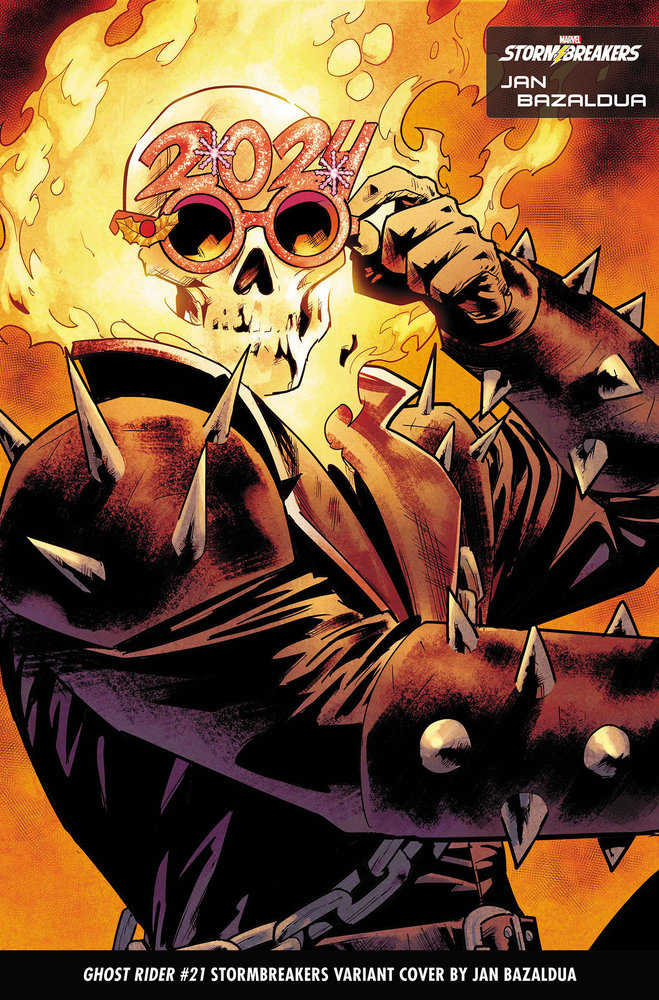 Stock photo of Ghost Rider 21 Jan Bazaldua Stormbreakers Variant Comics sold by Stronghold Collectibles