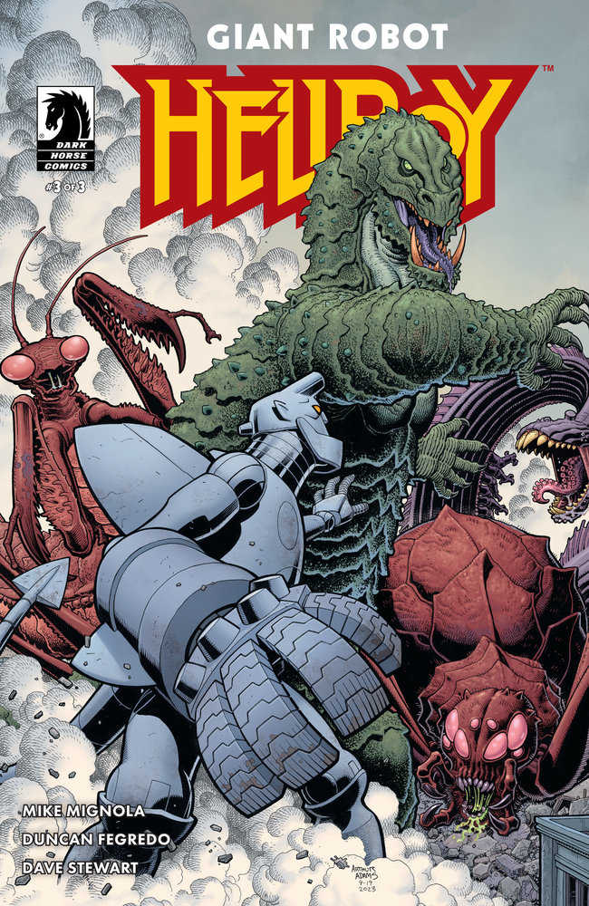 Giant Robot Hellboy #3 Cover B Adams PRESALE Orders due 11/3