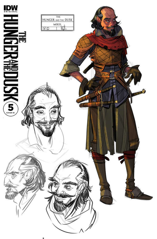 Stock photo of Hunger And the Dusk #5 Wildgoose 1:10 RI Character Sketch Comics sold by Stronghold Collectibles