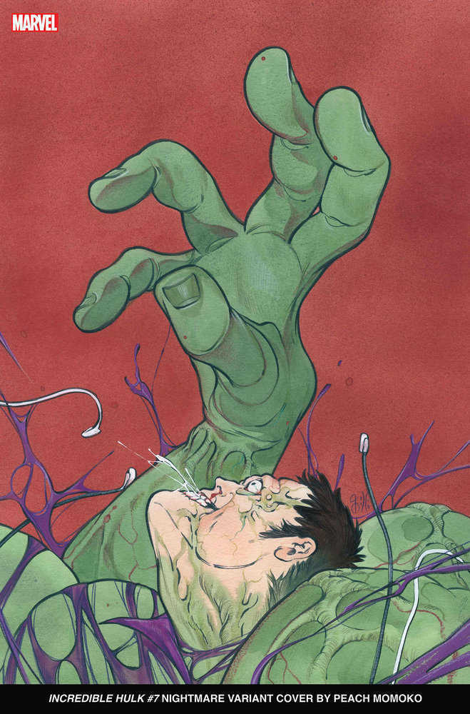 Stock Photo of Incredible Hulk #7 Peach Momoko Nightmare Variant Comics sold by Stronghold Collectibles