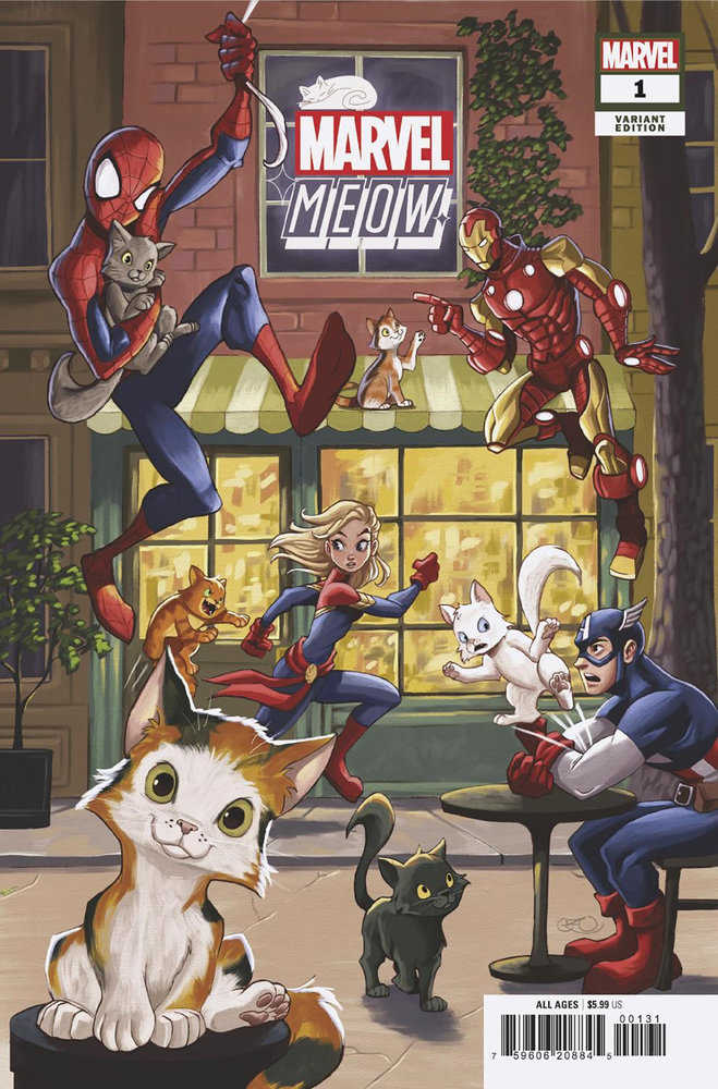 Stock photo of Marvel Meow 1 Chrissie Zullo Variant Comics sold by Stronghold Collectibles