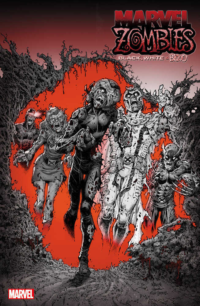 Marvel Zombies: Black, White & Blood 3 Todd Nauck Homage 1:10