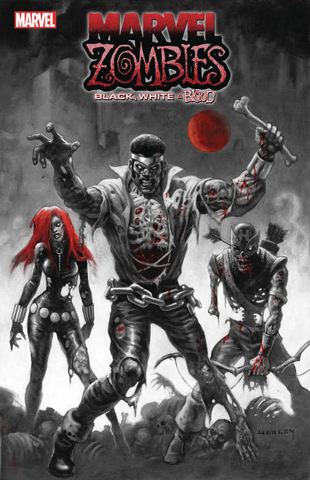 Stock photo of Marvel Zombies Black White Blood #3 Alex Horley Variant Comics sold by Stronghold Collectibles