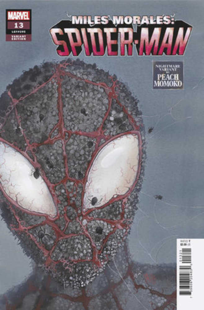 Stock photo of Miles Morales Spider-Man #13 Peach Momoko Nightmare Variant Comics sold by Stronghold Collectibles