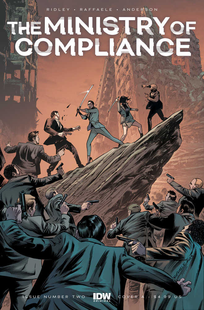 Stock photo of Ministry of Compliance #2 CVR A Raffaele Comics sold by Stronghold Collectibles
