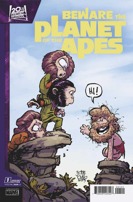 Stock photo of Beware the Planet of the Apes 1 Skottie Young Variant Comics sold by Stronghold Collectibles