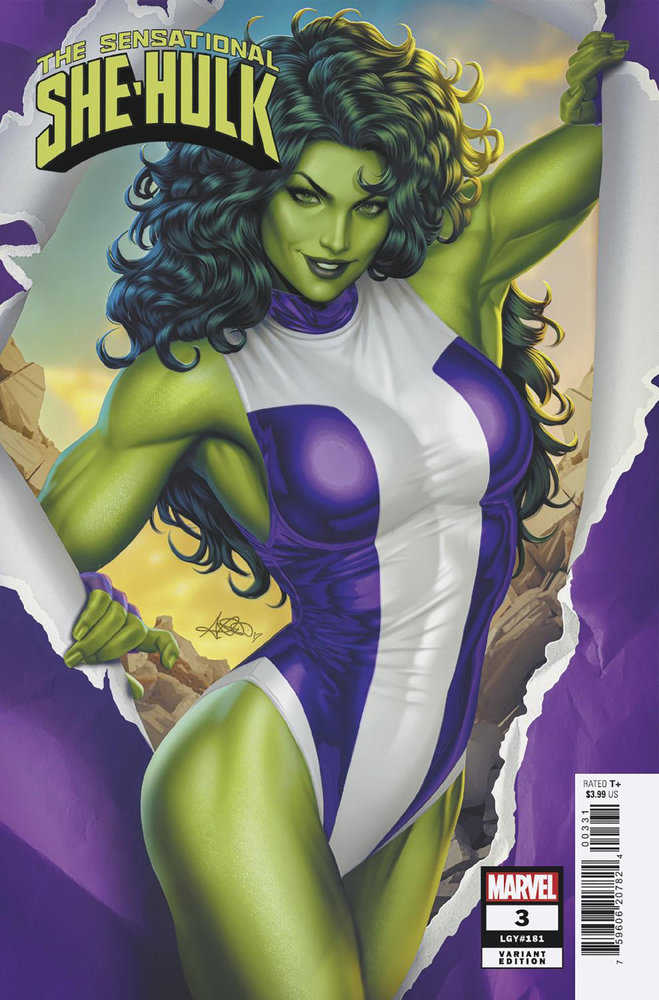 Stock photo of Sensational She-Hulk 3 Ariel Diaz Variant Comics sold by Stronghold Collectibles