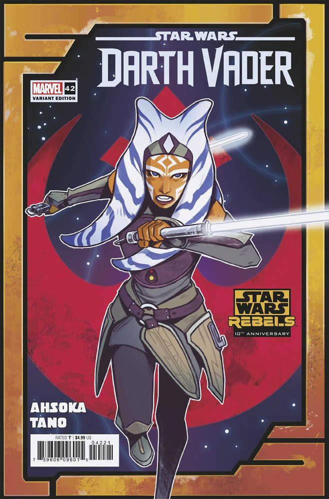 Stock photo of Star Wars Darth Vader 42 Caspar Wijngaard Ahsoka Rebels 10th Anniversary Variant Comics sold by Stronghold Collectibles
