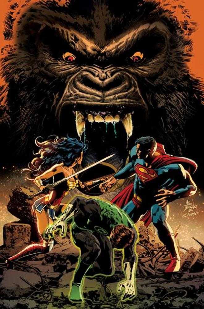 Stock Photo of Justice League vs Godzilla vs Kong #3 (Of 7) CVR C Mike Deodato Jr Card Stock Variant Comics sold by Stronghold Collectibles