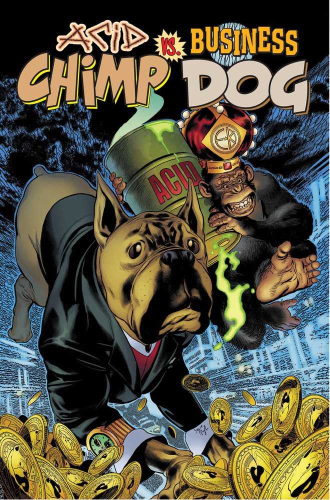 Stock photo of Acid Chimp vs Business Dog #1 (One Shot) CVR A Steve Pugh Comics sold by Stronghold Collectibles