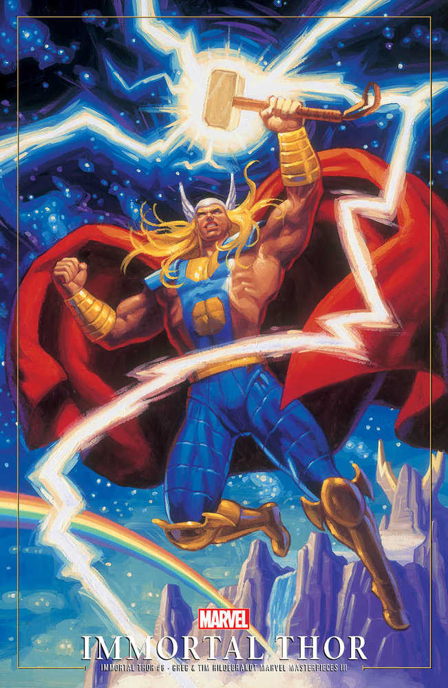 Stock photo of Immortal Thor 6 Greg And Tim Hildebrandt Thor Marvel Masterpieces III Variant Comics sold by Stronghold Collectibles